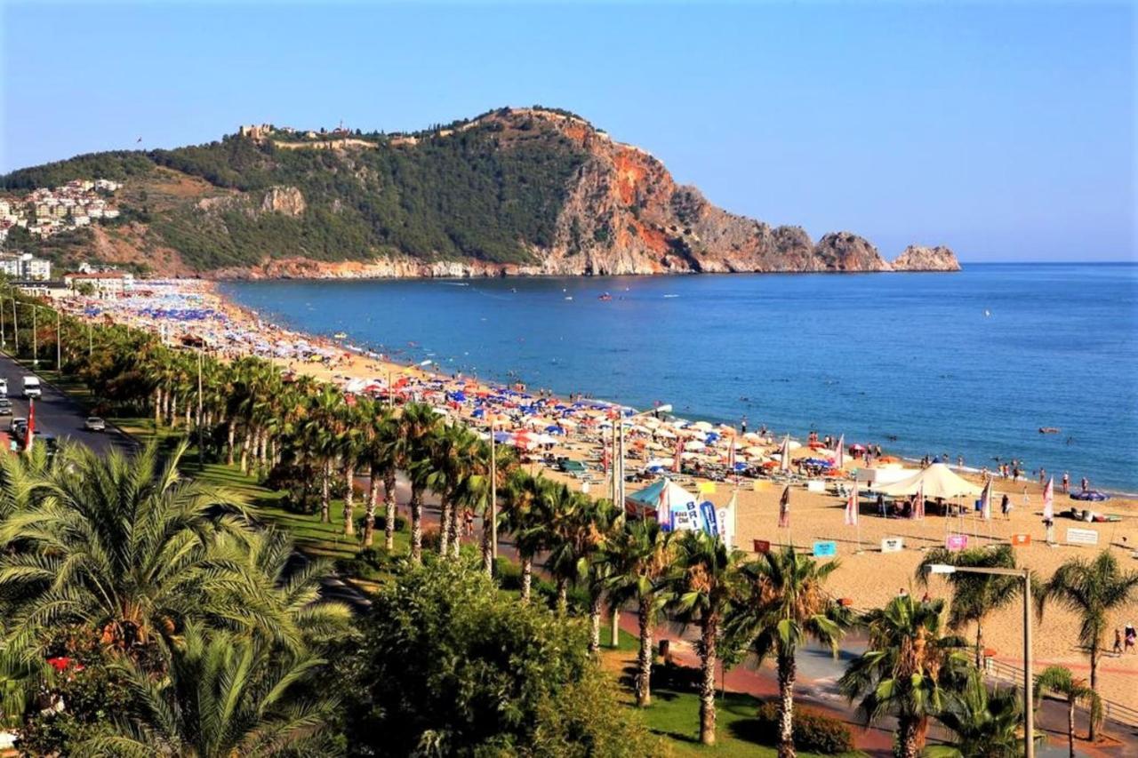 Kleopatra Icaria Apart Hotel Alanya Buitenkant foto