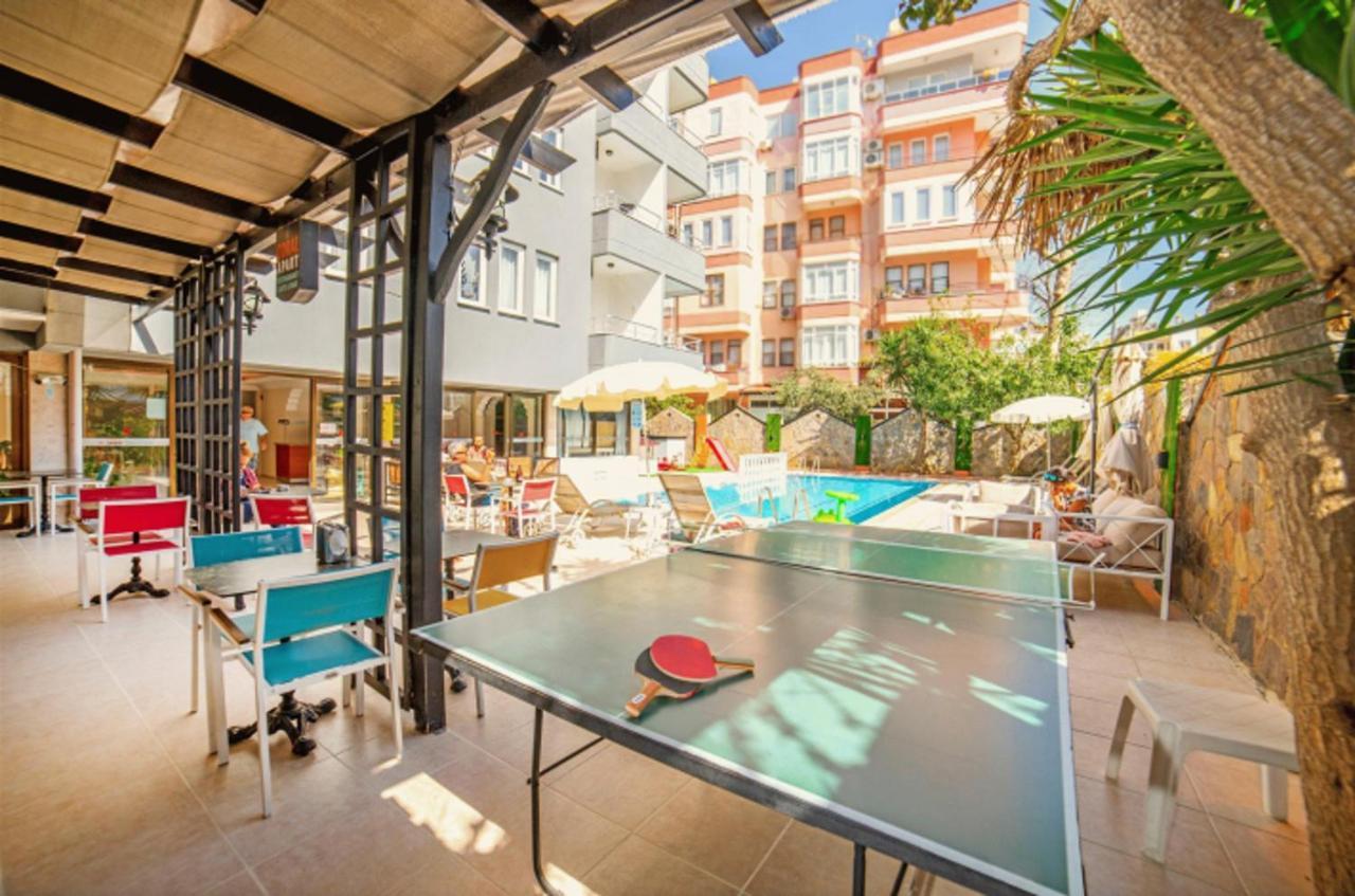 Kleopatra Icaria Apart Hotel Alanya Buitenkant foto