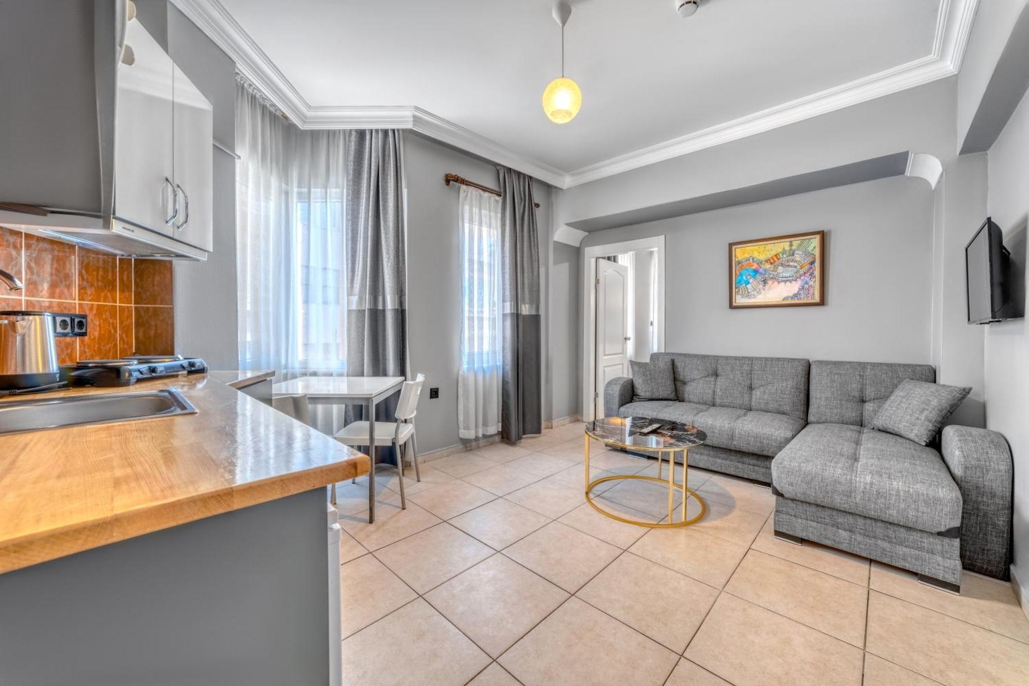 Kleopatra Icaria Apart Hotel Alanya Buitenkant foto