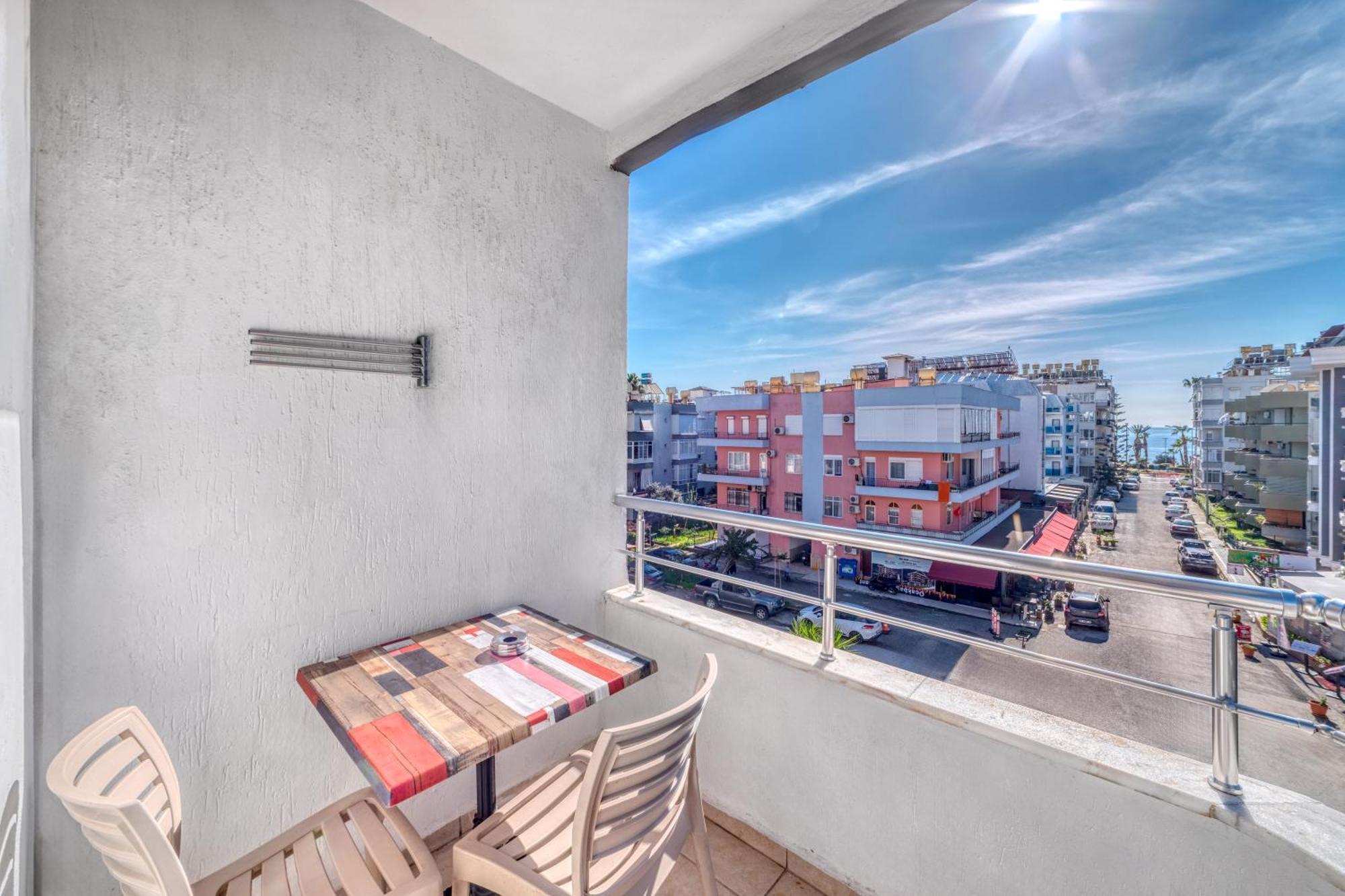 Kleopatra Icaria Apart Hotel Alanya Buitenkant foto