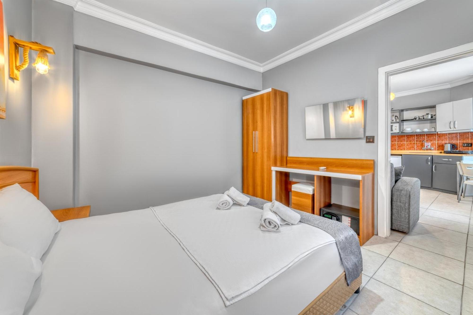 Kleopatra Icaria Apart Hotel Alanya Buitenkant foto
