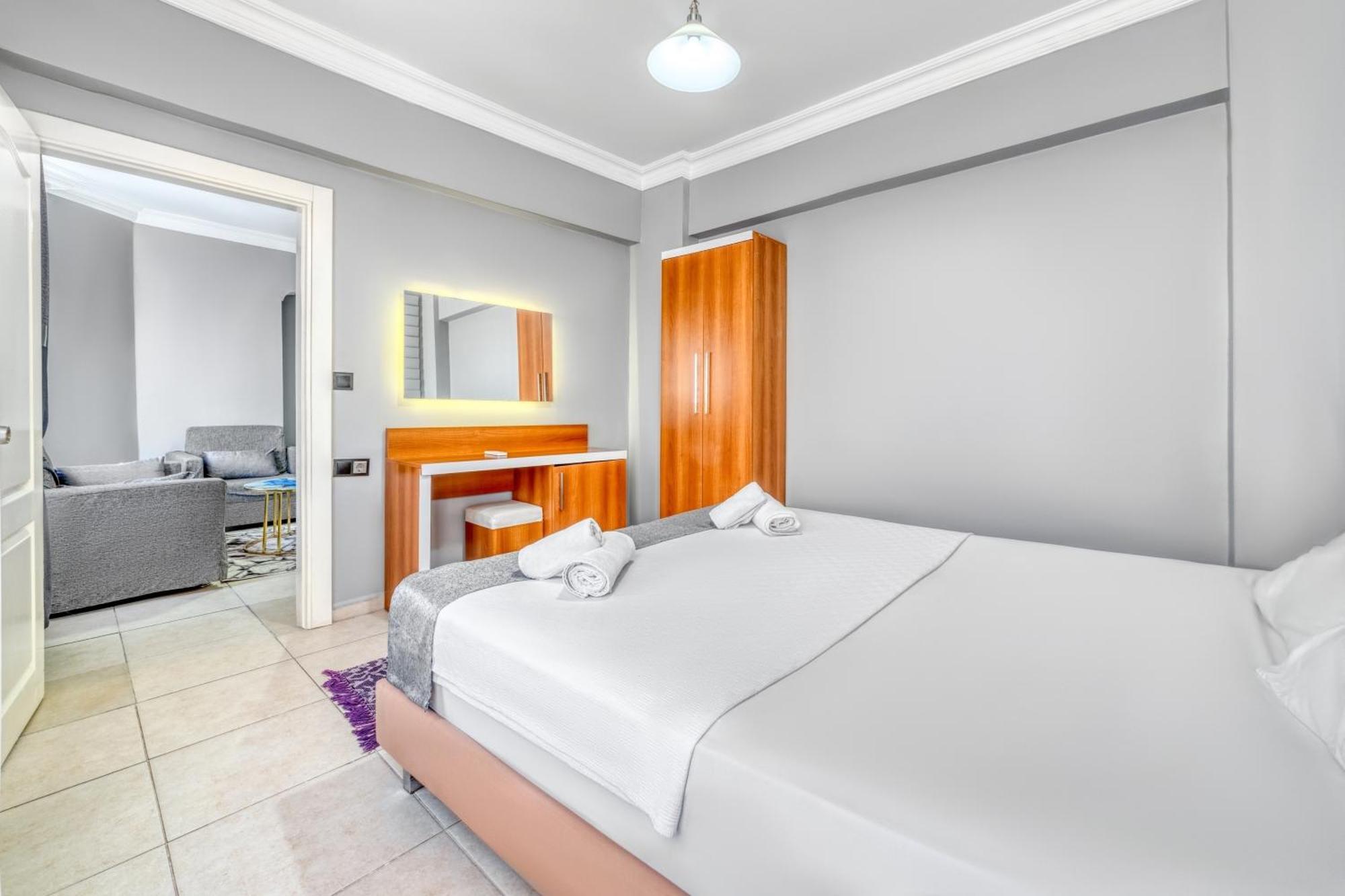 Kleopatra Icaria Apart Hotel Alanya Buitenkant foto